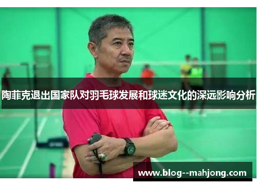 陶菲克退出国家队对羽毛球发展和球迷文化的深远影响分析